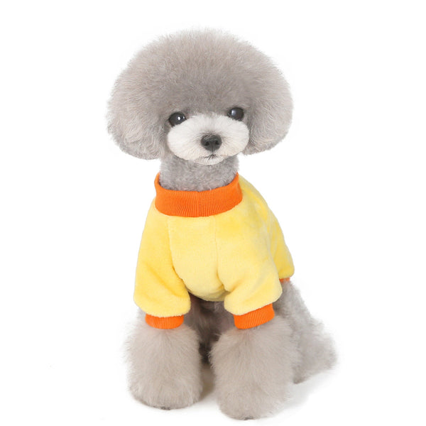 Warm Fleece Pet Clothes Cute Fruit & Vegetables Design Printed Shirts
