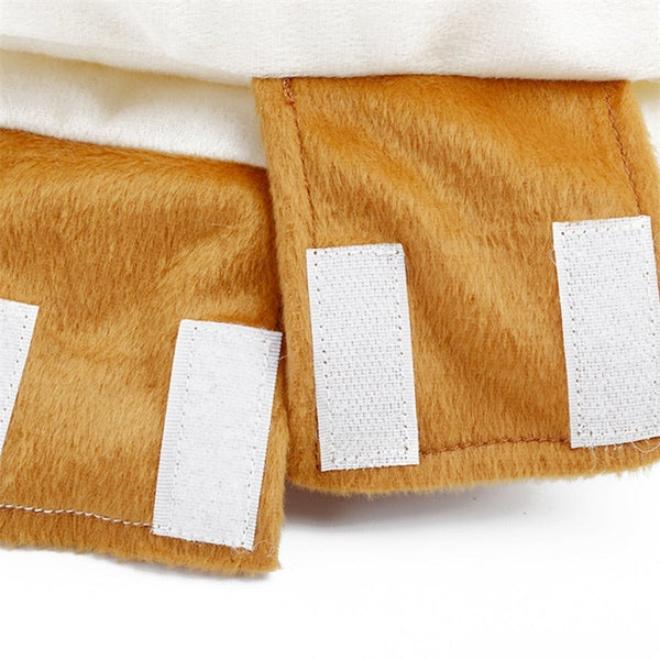 Funny Hot Dog Pet Clothes Cute Halloween Cosplay Costume