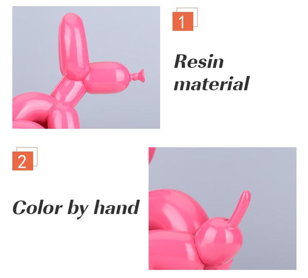 Funny Pooping Balloon Poodle Figurine