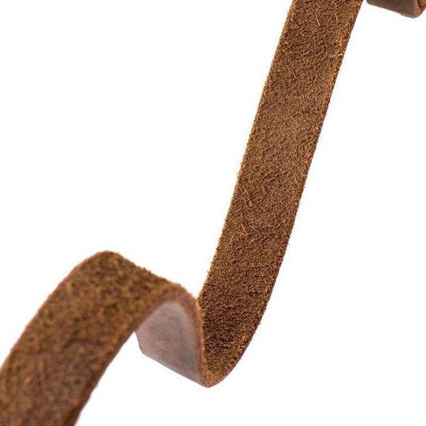 Strong Leather Dog Leash Durable Handmade Braided Lead 0.5-1.5m Length