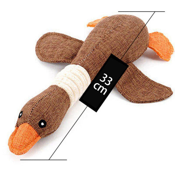 Goose Shape Plush Pet Toys with Sounds