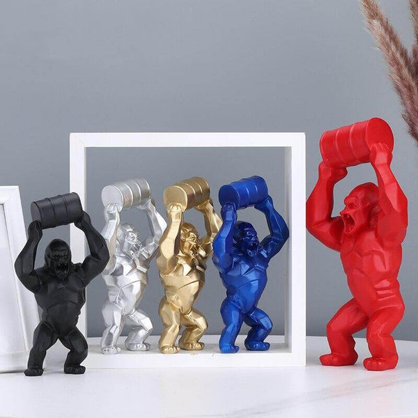 Barrel Gorilla Figurine