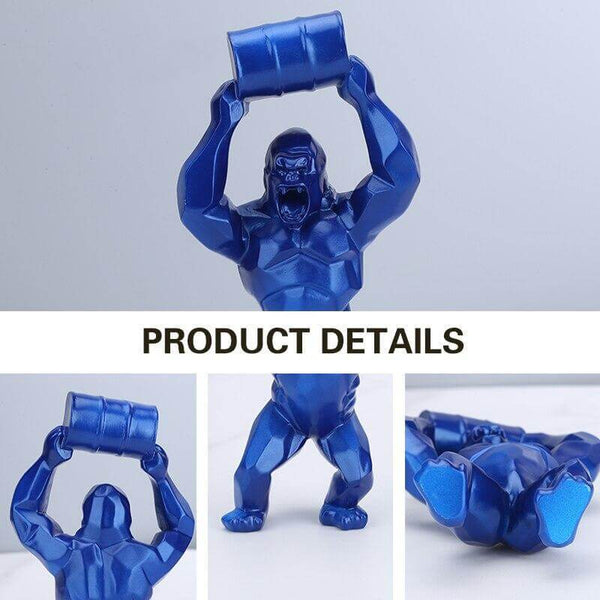 Barrel Gorilla Figurine