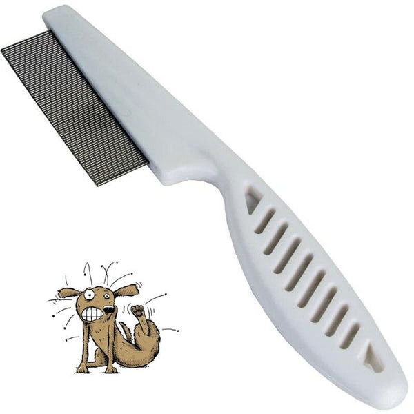 Pet Hair Grooming Stainless Steel Fine Tooth Comb Brush Tool