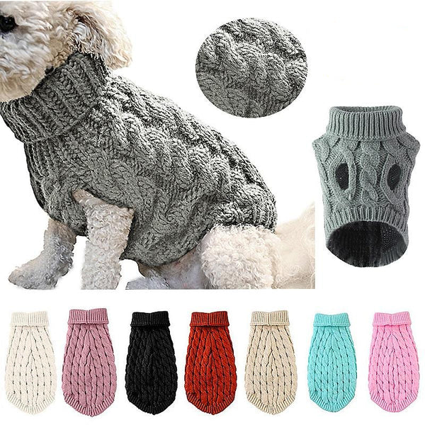 Knitted Pullover Sweatshirt for Dogs