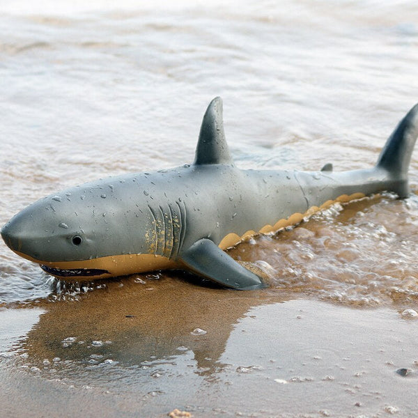 Large Size Soft Great White Shark Action Figure Lifelike Model Sea Life Educational Toys