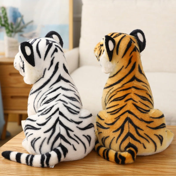 Lifelike Giant Plush Tiger Toy Stuffed Animal Big Cat Doll Cub-Adult Version