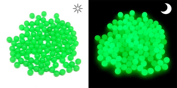 Luminous floating night fishing beads