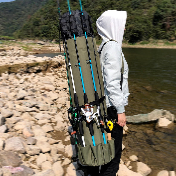 Portable Multifunctional Nylon Fishing Bag