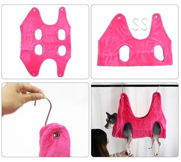 Pet Grooming Helper Hammock Cat, Dog Restraint Bag for Nail Trimming, Bathing