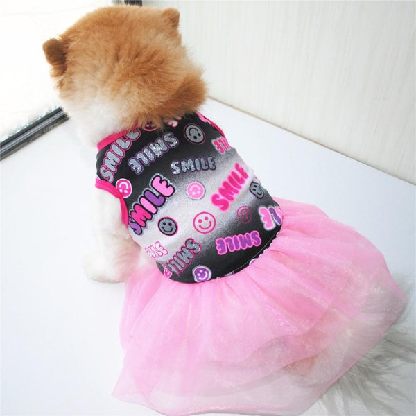 Pet Wedding Dress Skirt Clothes for Small Dogs, Cats