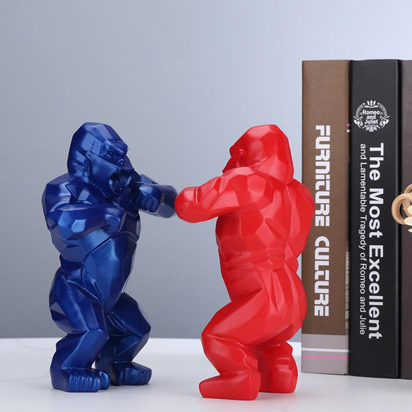 Pounding Gorilla Figurine