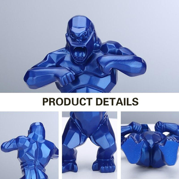 Pounding Gorilla Figurine