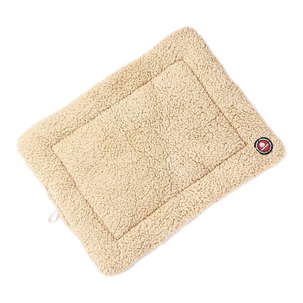 Premium Pet Sleeping Pad Flat Bed, Anti-Slip Mattress, Mat - Beige Color