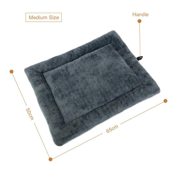 Premium Pet Sleeping Pad Flat Bed, Anti-Slip Mattress, Mat - Medium Size