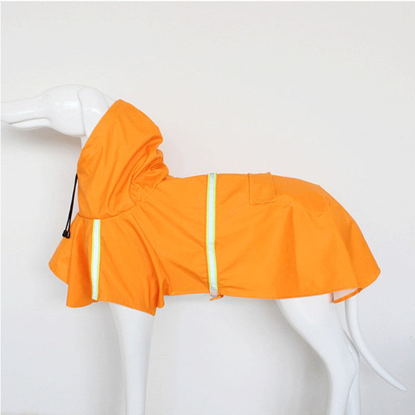 Dog Raincoat Reflective Waterproof Jacket Outdoor Pet Clothes
