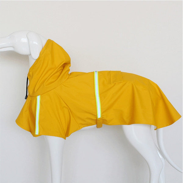 Dog Raincoat Reflective Waterproof Jacket Outdoor Pet Clothes