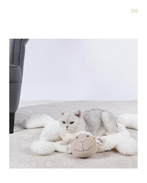 Pets Soft Sheep Shaped Sleeping Mat for Cats, Dogs