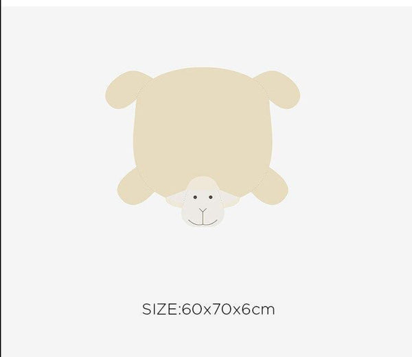 Pets Soft Sheep Shaped Sleeping Mat for Cats, Dogs - Size