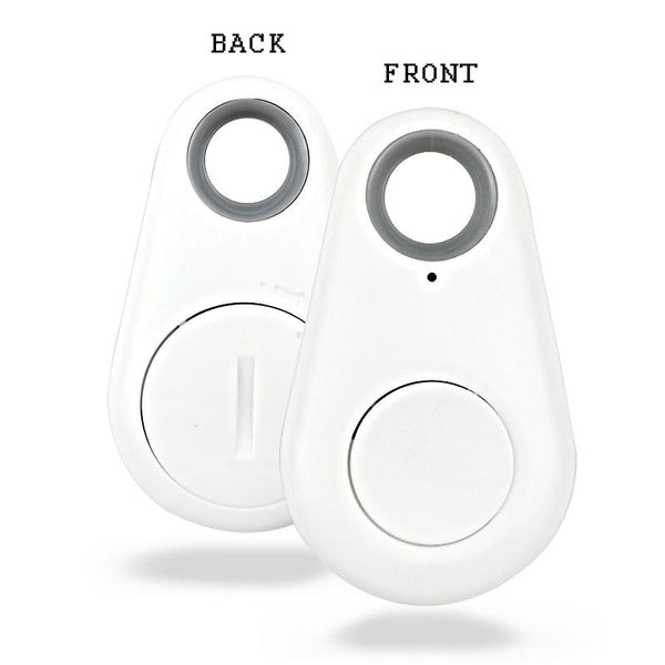 Smart GPS Tracker Anti Lost Pet Locator Bluetooth Alarm Sensor - White Color
