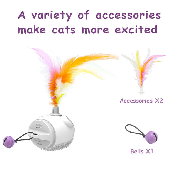 Smart Sweeper Interactive Cat Toy Automatic Moving Teaser Toys For Cats