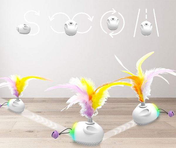 Smart Sweeper Interactive Cat Toy Automatic Moving Teaser Toys For Cats