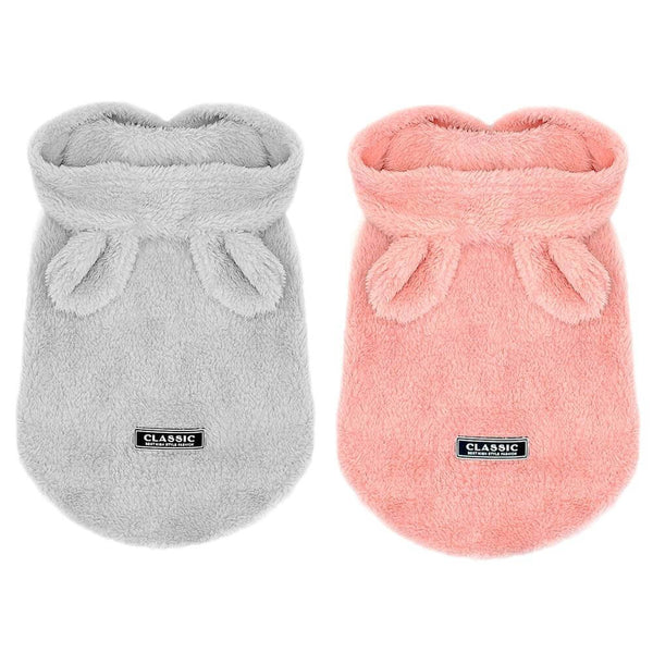 Bunny Costume for Small-Medium Size Dogs and Cats, Warm Pet Clothing