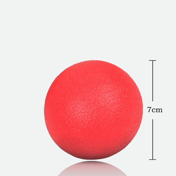 50-70mm Solid Rubber Bouncy Ball For Dogs Red Color Chew Resistant