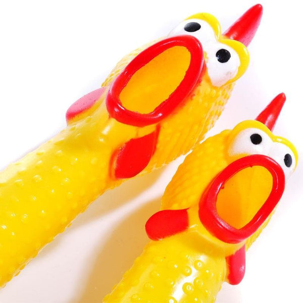 Chicken Squeak Toy for Pets
