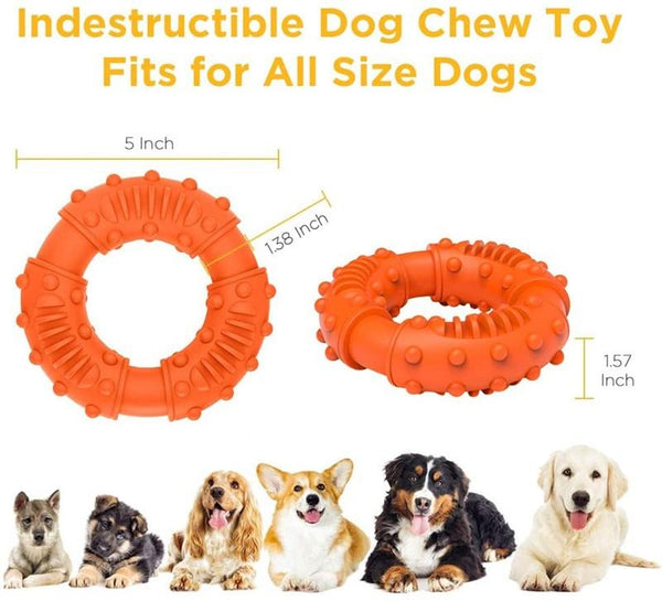 Teeth Care Chewing Toys for Dogs - Orange, Blue, Red