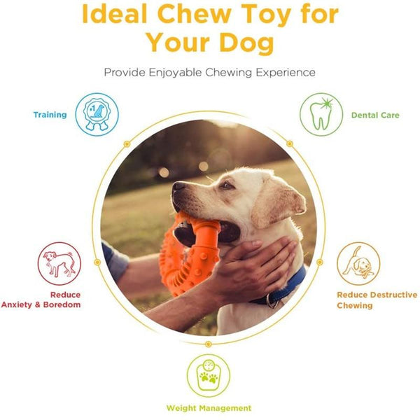 Teeth Care Chewing Toys for Dogs - Orange, Blue, Red