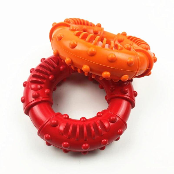 Teeth Care Chewing Toys for Dogs - Orange, Blue, Red