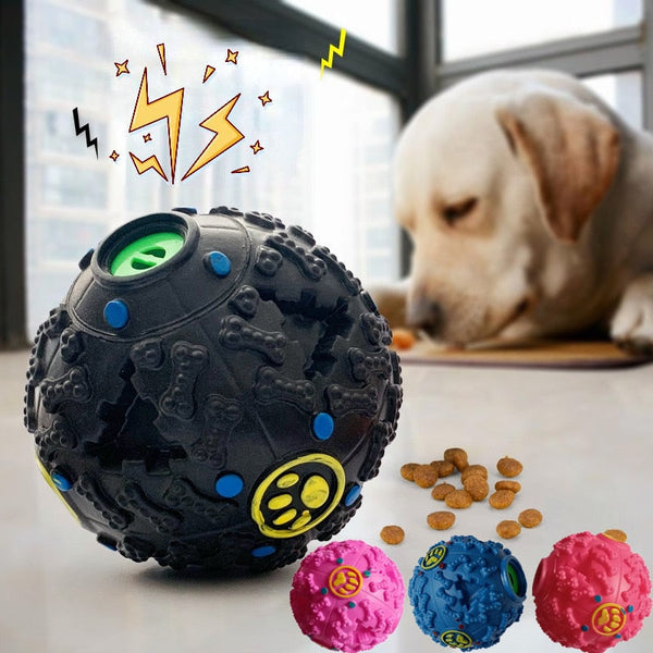 Treat Dispenser Puzzle Ball Toy for Dogs, Multicolor