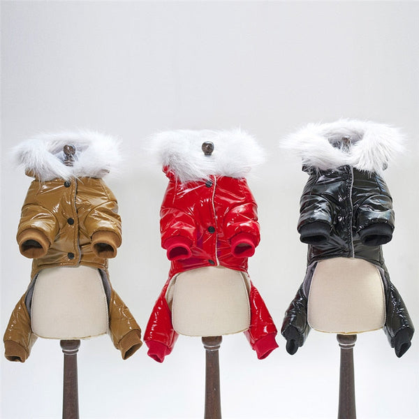 Waterproof Winter Dog Clothes Warm Down Coat Jacket Jumpsuit