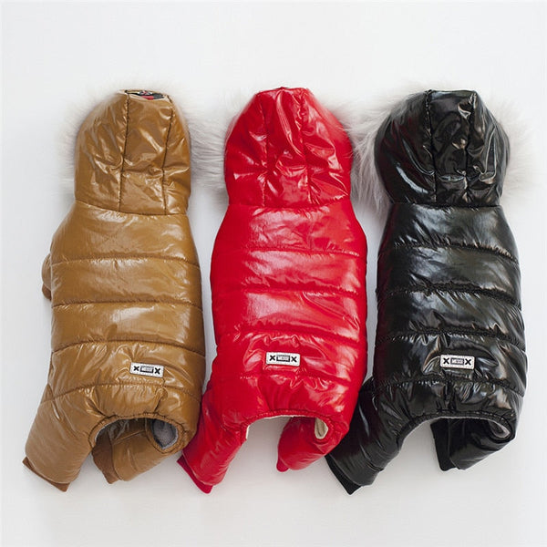 Waterproof Winter Dog Clothes Warm Down Coat Jacket Jumpsuit