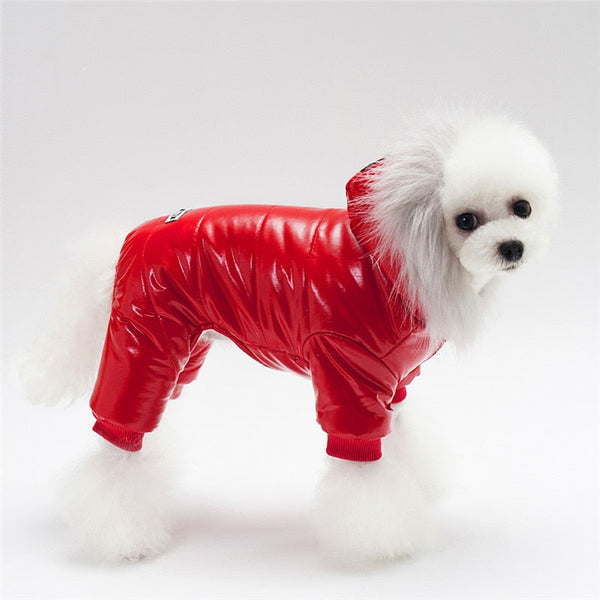 Waterproof Winter Dog Clothes Warm Down Coat Jacket Jumpsuit