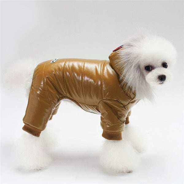 Waterproof Winter Dog Clothes Warm Down Coat Jacket Jumpsuit