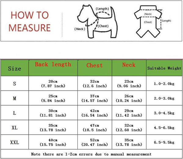 Windproof Dog Coat Pet Clothes Warm Winter 4 Legged Jumpsuit with Hoodie