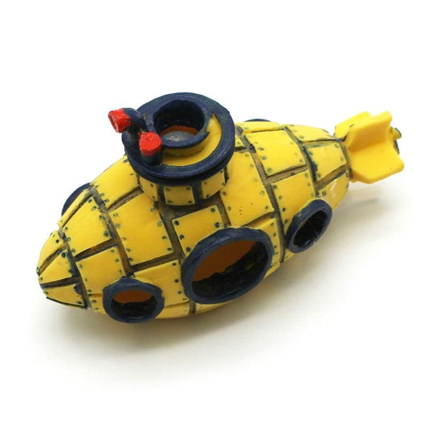Submarine Ship Resin Statue Aquarium Decoration Ornament