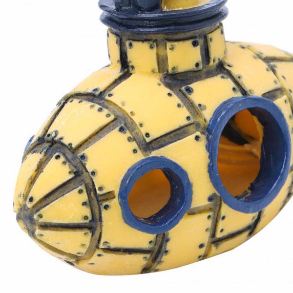 Submarine Ship Resin Statue Aquarium Decoration Ornament
