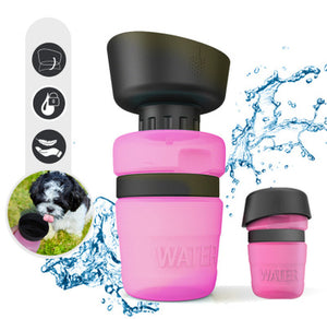 Pet Outdoor Foldable Water Bottle Travel Water Dispenser Cup