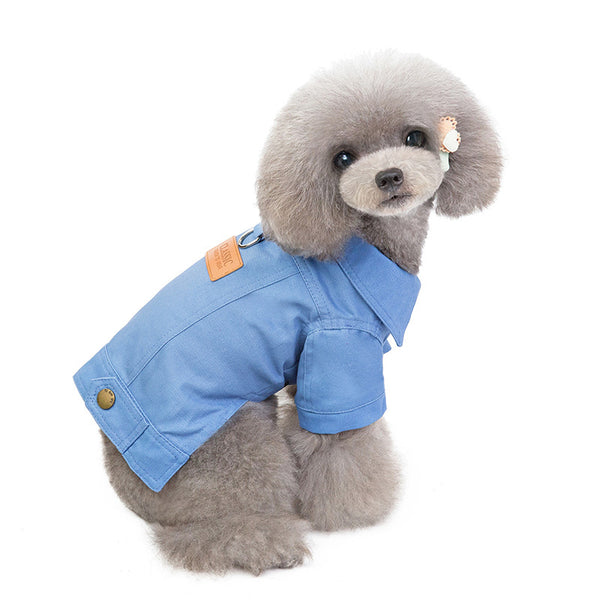 Winter Jeans Jacket for Small Dogs