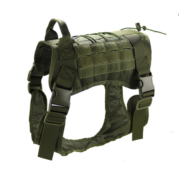Tactical Dog Vest Harness K9 Unit Patrol Equipment Chest Strap