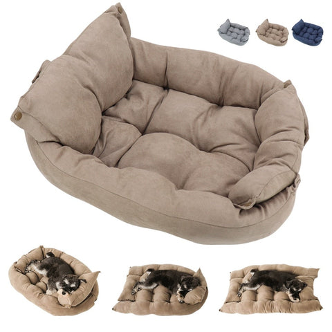 Multifunction Pet Bed 3 in 1 Sleeping Bed Sofa Warm Winter Cushion For Dogs Cats
