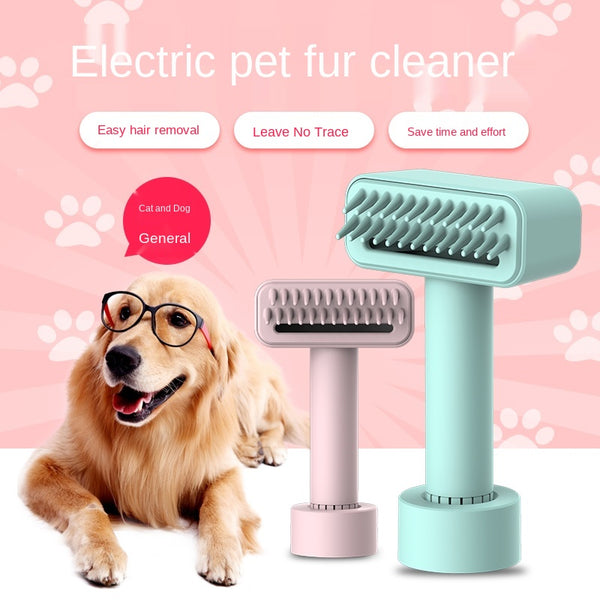Wireless Electric Pet Comb Fur Vacuum Cleaner Grooming Tool - For Dogs, Cats