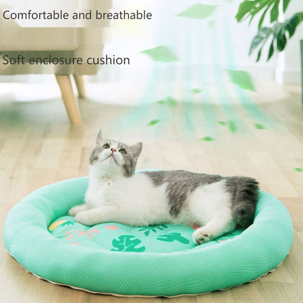 Summer Round/Square Shape Cooling Sleeping Pads for Pets