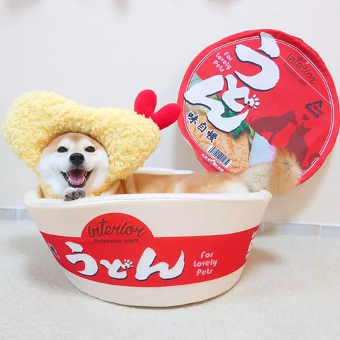 Cute Instant Noodle Bag Dog Cat Nest