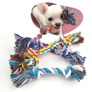 Rugged Braided Rope Knotted Bite, Chewing Toys for Small Dogs