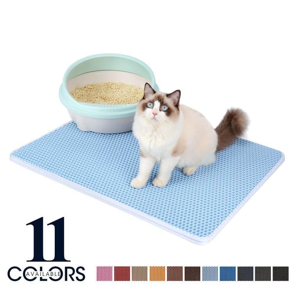 Cat Double Layer Litter Box Mat, Traps Small Particles