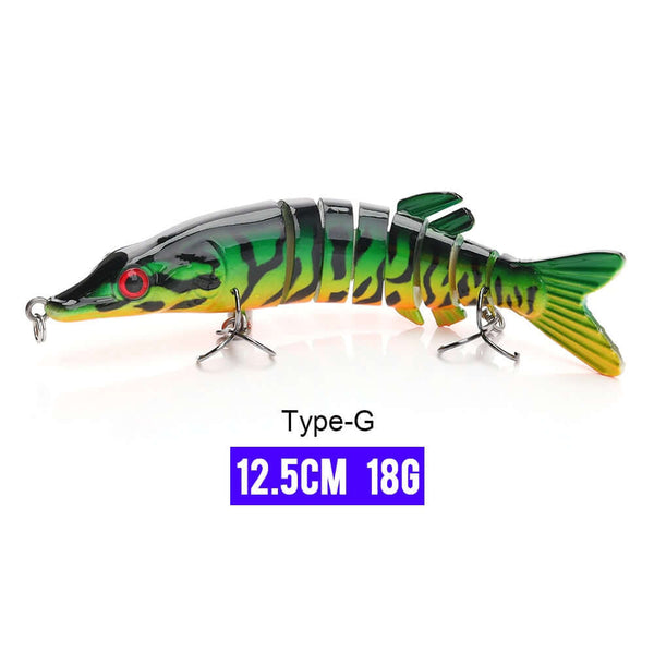 10/14cm Sinking Wobblers Fishing Lures Jointed Crankbait